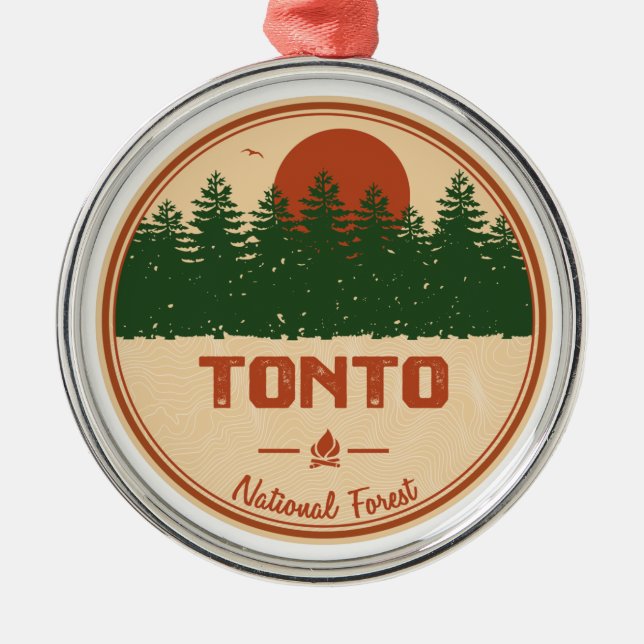 Tonto National Forest Julgransprydnad Metall (Framsidan)
