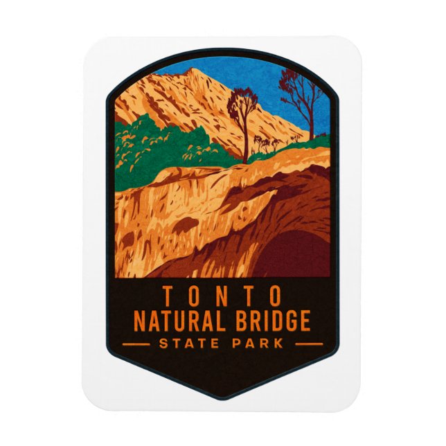 Tonto Natural Bridge State Park Magnet (Vertikal)