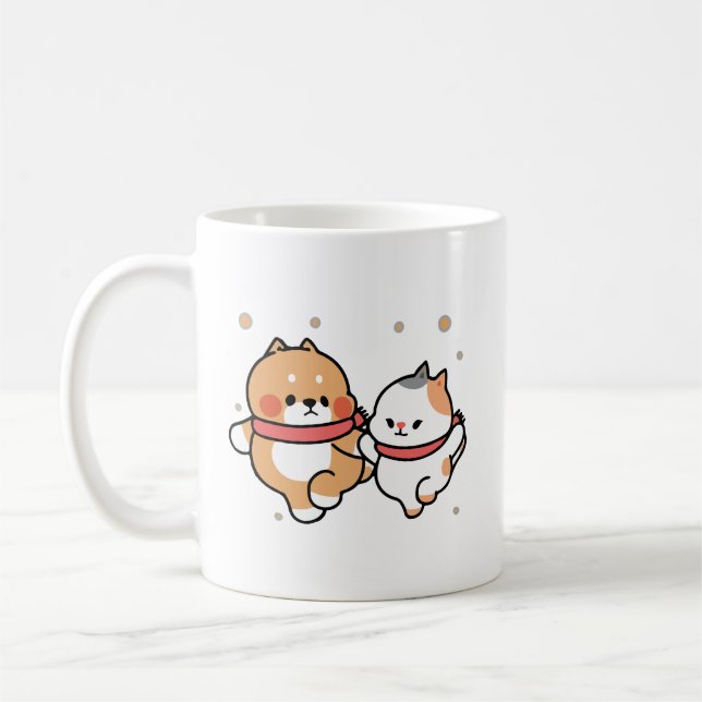 Tonton Friends, yuta och bella Kaffemugg (Vänster)