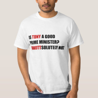 TONY ABBOTT-VIT T-SHIRT