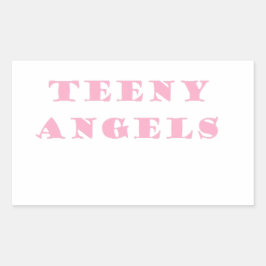 tony änglar rektangulärt klistermärke