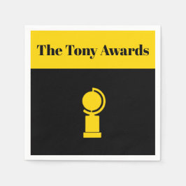 Tony Awards Playbill inspirerade blöjor Pappersservett