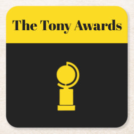 Tony Awards Playbill inspirinspirerade underläggs Underlägg Papper Kvadrat