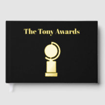 Tony Awards stil Autograph gäst bok