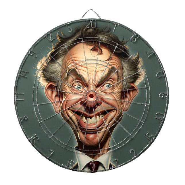 Tony Blair Dartboard Darttavla (Framsidan)