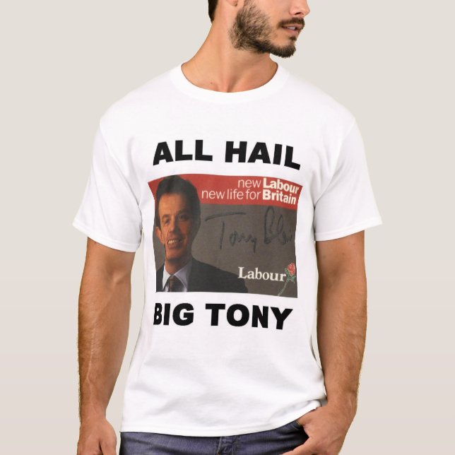 Tony Blair Tee Shirt (Framsida)