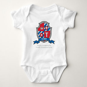 Tony boys T namn och betyder kniwsköld Shirt