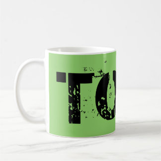 Tony från föräldralössvarten, kvarterbrev som är kaffemugg