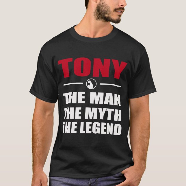 TONY MANNEN MYTH THE LEGEND TEE (Framsida)