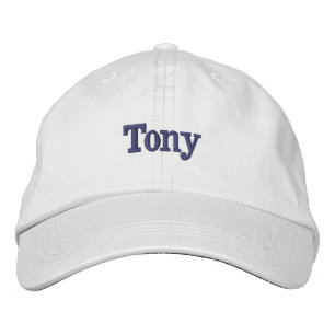 "Tony" Mans Namn Broderat, Broderad Keps