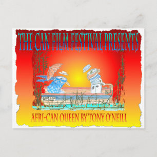 Tony O'Neill är "BOAT~AFRI-CAN QUEEN" Vykort