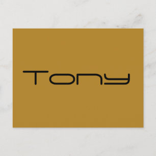 Tony, Orphan Black chraacter,geometriskt teckensni Vykort