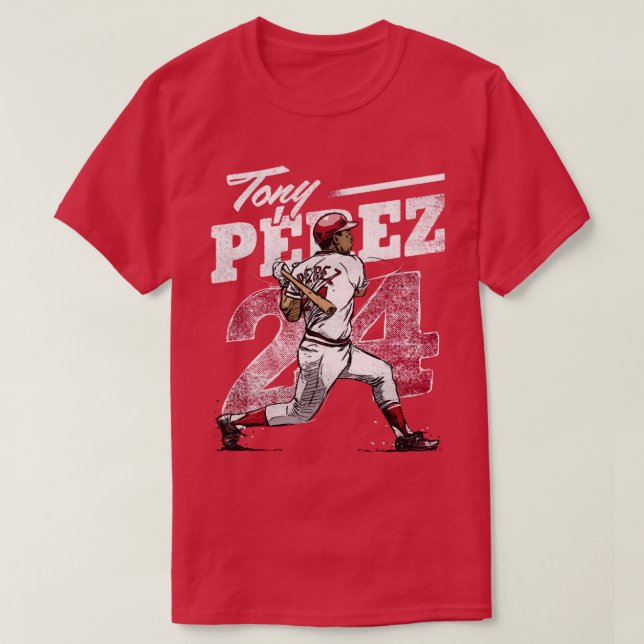 Tony Perez Retro T Shirt (Design framsida)