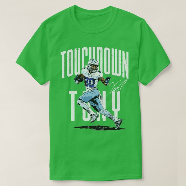 Tony Pollard Dallas Touchdown Tony TShirt T Shirt (Design framsida)