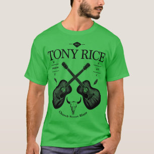 Tony Ris Acoustic Guitar Vintage Logotyp T Shirt