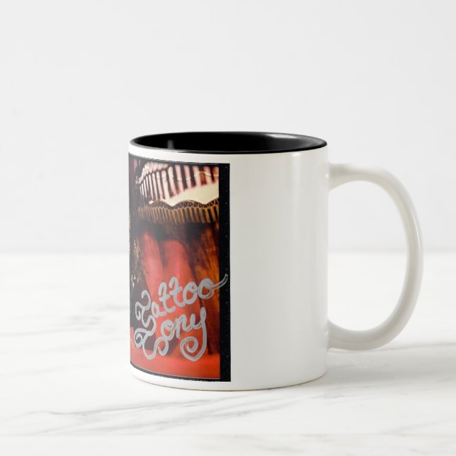 tony undertecknad kaffekopp för tatuering (Höger)