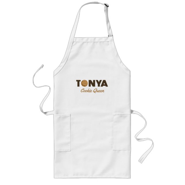 Tonya cookie Queen Long apron Långt Förkläde (Framsidan)