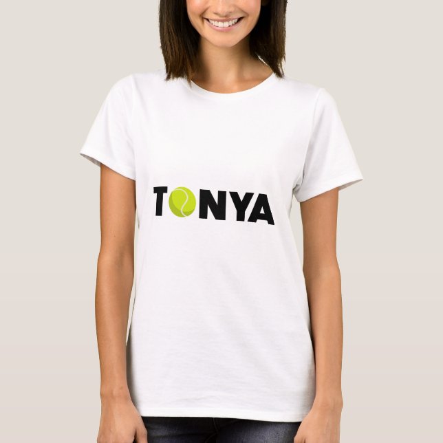 Tonya Tennis T Shirt (Framsida)