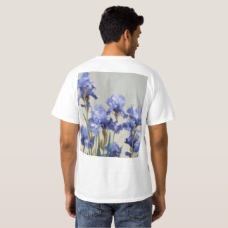 Too Classy for Drama Rooster Among Iris Flowers El T Shirt