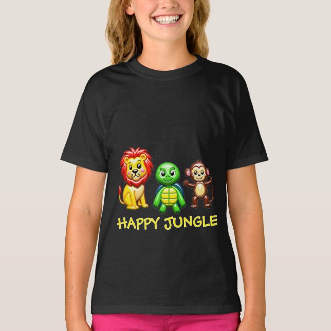 “Too Cute to Handle! Funny Animal Friends T-Shirt  (Framsida)