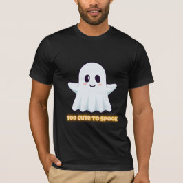 Too Cute To Spook – Adorable Kawaii Ghost Hallowee T Shirt