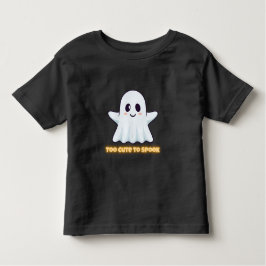 Too Cute To Spook – Adorable Kawaii Ghost Hallowee T Shirt