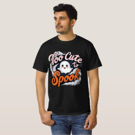 Too Cute to Spook Ghost Design T Shirt