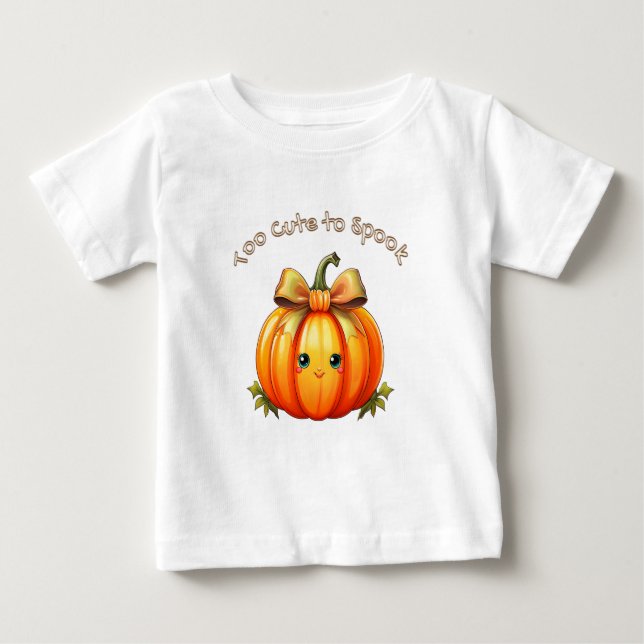 Too Cute to Spook – Kids’ Halloween T-Shirt (Framsida)