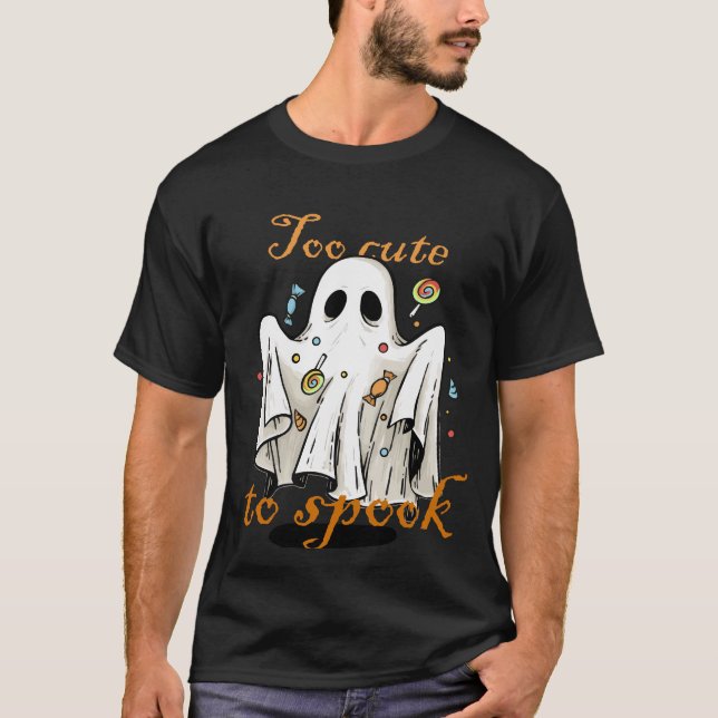 Too Cute, To Spook T Shirt (Framsida)