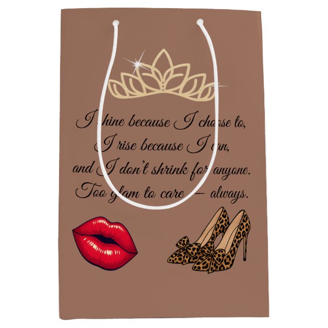 Too Glam To Care – Chic Quote  (Framsidan)