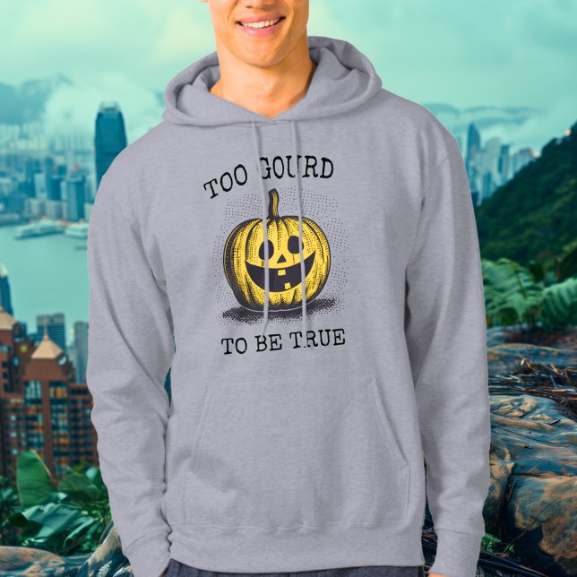 Too Gourd to Be True - Classic Pumpkin Hoodie (Skapare uppladdad)