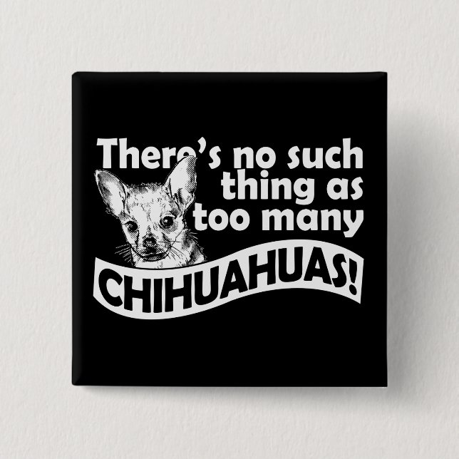 Too Many Chihuahuas Knapp (Framsida)