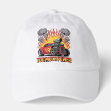 Too Much Power - Retro Hot Rod Cartoon Muscle Car