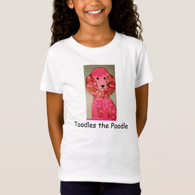 Toodles pudelT-tröja Tee (Framsida)