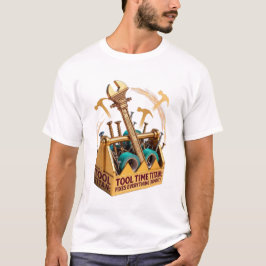 Tool Time Titan T Shirt, Funny Dad Gift T Shirt