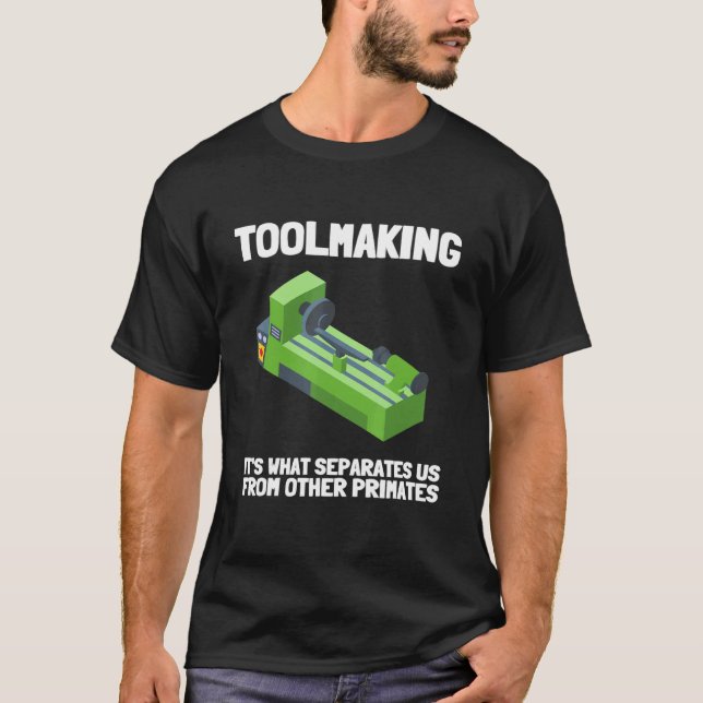 Toolmaker CCN-operatör och maskinist T Shirt (Framsida)