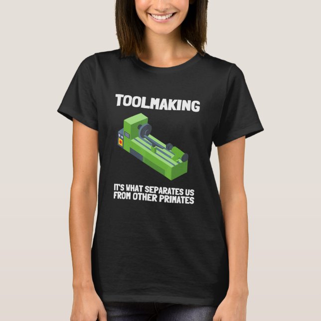Toolmaker CCN-operatör och maskinist T Shirt (Framsida)