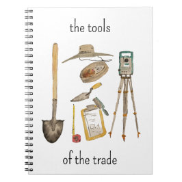 Tools of the Trade Archaeology Notebook Anteckningsbok