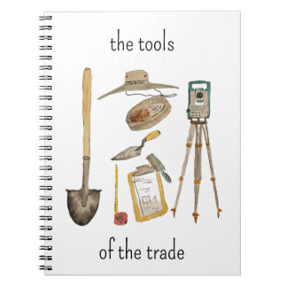 Tools of the Trade Archaeology Notebook Anteckningsbok