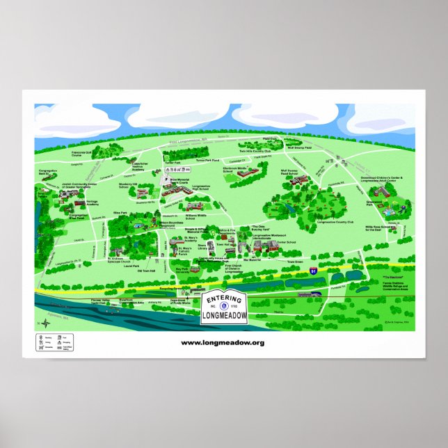 Toon av Longmeadow Poster (16,5 x 11 tum uppdatera (Framsidan)