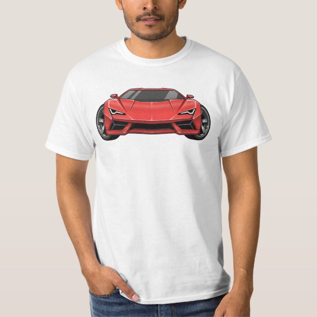 Toon Bilsstil T Shirt (Framsida)