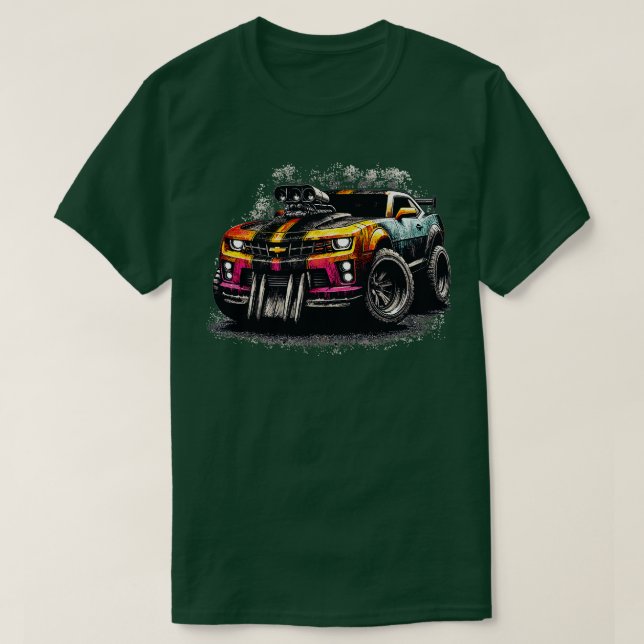 toon chevy camaro t shirt (Design framsida)