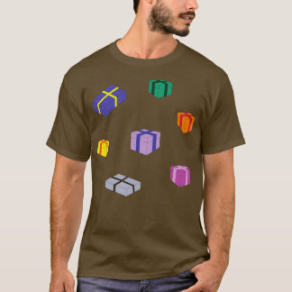 Toon Färgad Gift Boxes T Shirt