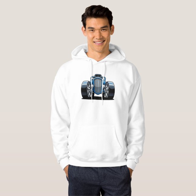 Toon Hotrod Art Hoodie (Hel framsida)