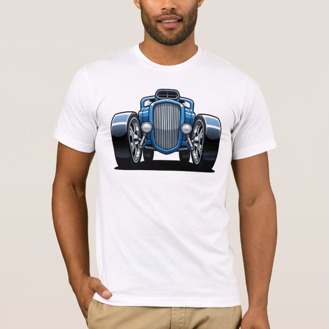 Toon Hotrod Art T Shirt (Framsida)