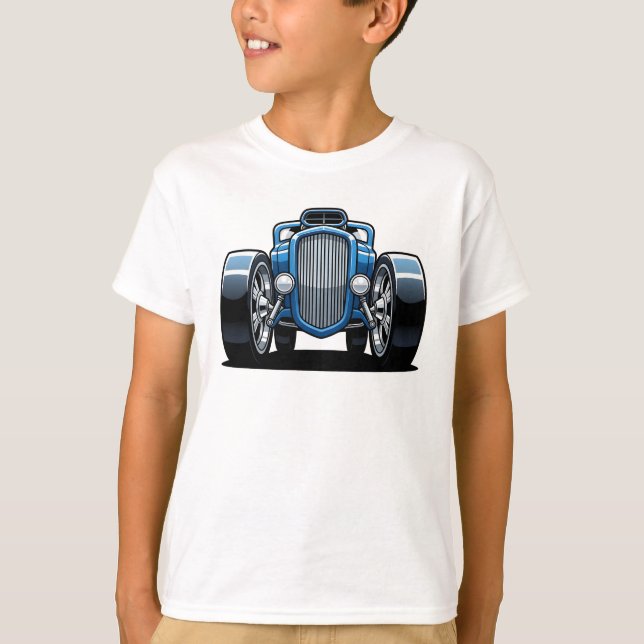 Toon Hotrod Art T Shirt (Framsida)