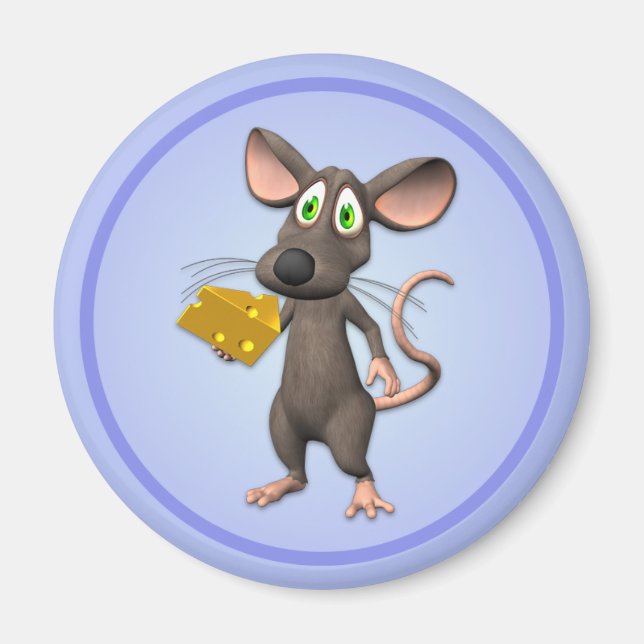 Toon Mouse with Cheese Magnet (Framsidan)