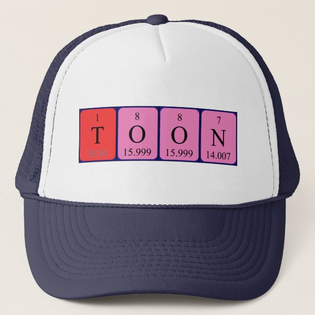 Toon Perioon bord namn hat Keps (Framsida)