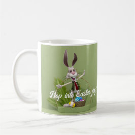 Toon Rabbit Uppträdande nära Påskägg Kaffemugg