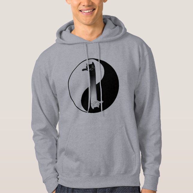 Toon Tao av Longcat Hoodie (Framsida)